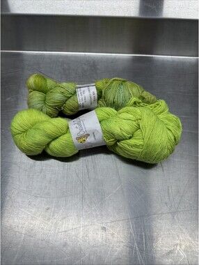 Creatively Dyed Yarn Color King Green 2 Skein Lot
